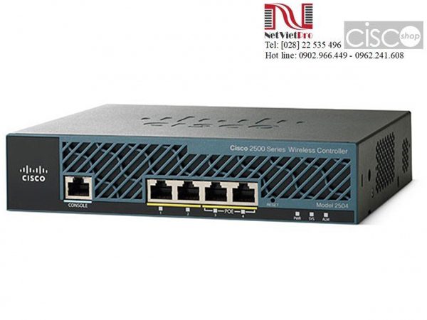 Thiết bị mạng Cisco AIR-CT2504-5-K9 đã qua sử dụng