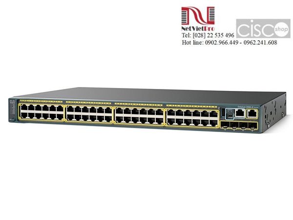 Thiết bị mạng Cisco WS-C2960S-48TS-S đã qua sử dụng