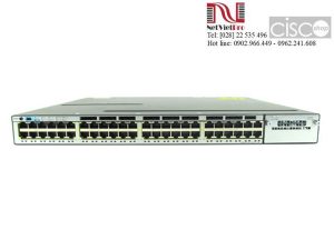 Thiết bị mạng Switch Cisco WS-C3750X-48P-S đã qua sử dụng