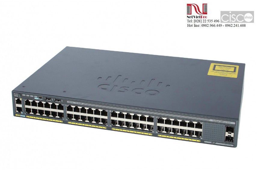Thiết bị mạng Switch Cisco WS-C2960X-48TS-LL cũ đã qua sử dụng