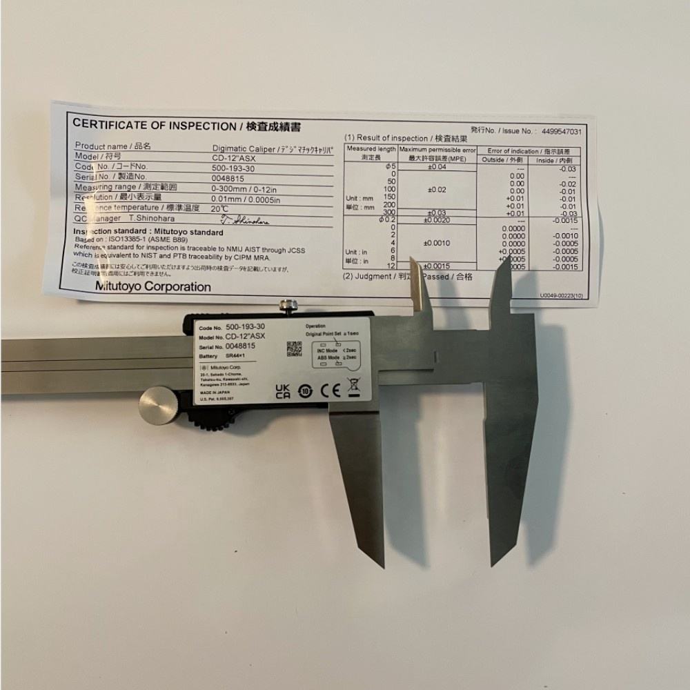 Thước cặp điện tử Mitutoyo 500-193-30 (0-300mm) chính hãng