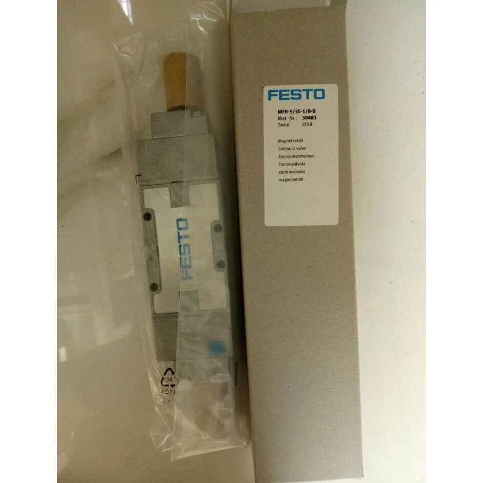 Van điện từ Festo MFH-5/3E-1/8-B – Điều khiển khí nén chính xác, ổn định